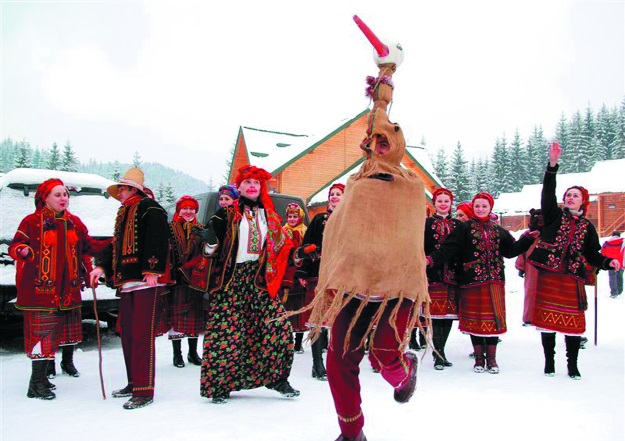 Image - New Years Ukrainian folk celebration.